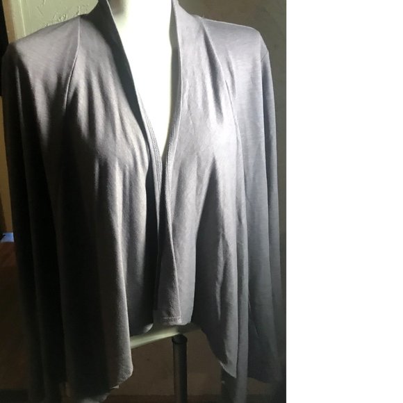 LOGO Lounge Lori Goldstein Gray Blazer Size L - Picture 4 of 6